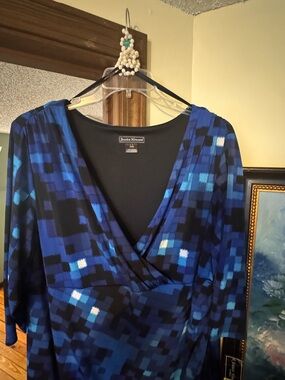 Jessica Howard Faux-Wrap Dress